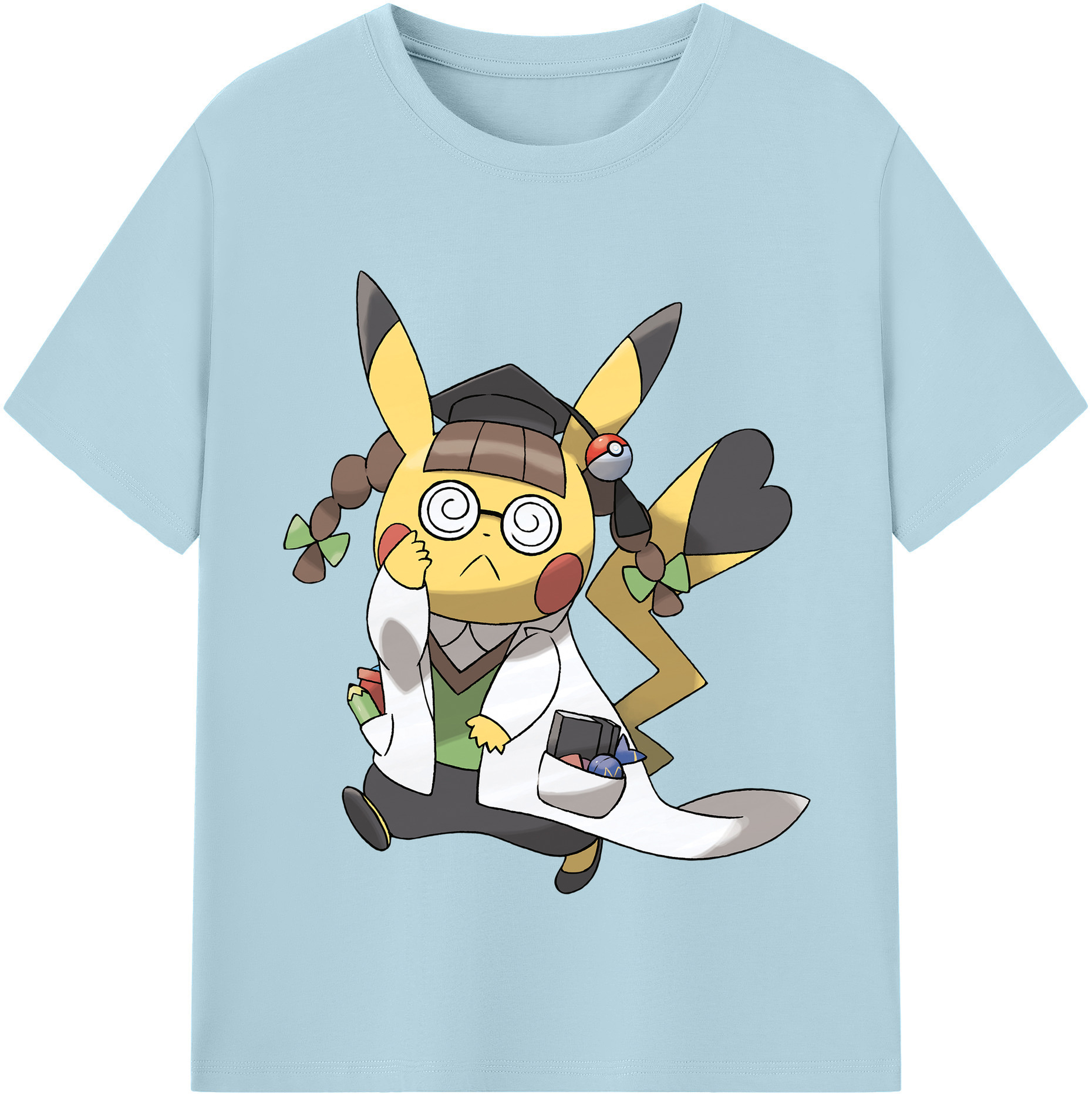 （画像用） ポケットモンスター Pokémon 綿100％半袖Tシャツ（フロントプリント）